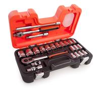 Bahco S240 - Jeu De Douilles 6 Pans 1/2'' Métrique Et Cliquet