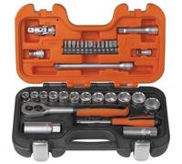 Bahco S330 Coffret douilles et cliquet 1/4" et 3/8" 34 pièces (Import Grande Bretagne)