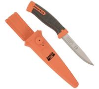 Bahco SB-2446 Couteau polyvalent, manche bi-matière noir/orange longueur 220 mm (SB-2446)