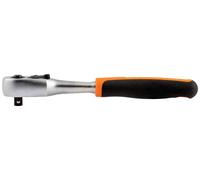 Bahco Cliquet réversible 1/4, 60 dents, angle de reprise 6°, 145mm - Conditionnement au détail