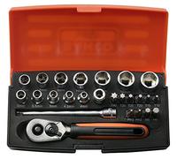 Bahco Assortiment de douilles 1/4, 25 PCS, EMBALLAGE LIBRE SERVICE - SBSL25