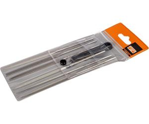 Bahco Set Limes aiguille Coupe lisse Sans manche 160 Mm 6 unités Transparent Transparent One Size