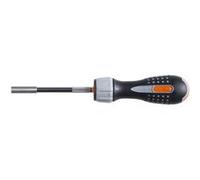 Bahco Tournevis à cliquet 808050L, 1/4 po, porte-embout magnétique avec LED