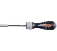 Bahco Tournevis à cliquet 808050L, 1/4 po, porte-embout magnétique avec LED