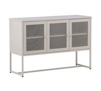Bahut 3 Portes en Métal Malla 120cm Beige