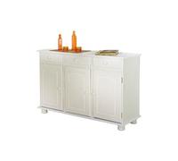 Bahut Bas Teinté Blanc, Dim : 43 x 130 x 87 cm --