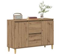 Bahut/Commode couloir - Brun SWEETY Buffet chêne artisanal 102x35x70cm - bois d'ingénierie CL49015435696