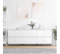 Bahut de Salon,Armoire de Cuisine,Lot de 3 Buffets pour Salle à Manger, Blanc ,bois d'ingénierie BONNIE B81163195
