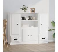 Bahut de Salon,Armoire de Cuisine,Lot de 3 Buffets pour Salle à Manger, blanc ,bois d'ingénierie BONNIE B90277090