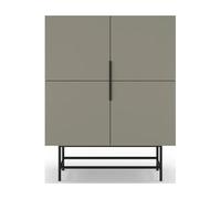 Bahut Eldia 4P vert 100 x 40 x h128cm