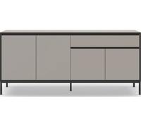 Bahut Lorenza 4P1T creme noir 180 x 40 x h80cm