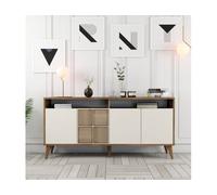 Bahut Milan noyer creme 160 x 35 x 78cm