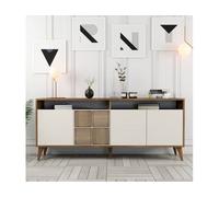 Bahut Milan noyer creme 180 x 35 x 78cm