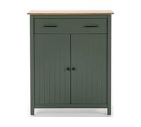 Bahut Miranda 2P1T vert cire 90 x 40 x h110cm