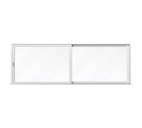 Baie vitrée 6 mètres, 600x210 cm ou sous mesure, PVC, 2 vantaux, baie coulissante à levage, avec isolation thermique