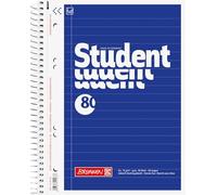 Baier schneider &bloc-notes-cahier reliure spirale de finition quadruple (70 g/m ² format a5-ligné - 80 pages