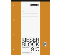 Baier schneider briefpapierblock &kieserblock t-konten format a4-blanc-lot de 50