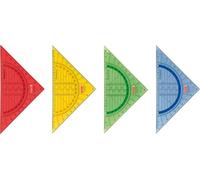 Baier schneider geometrie- &- equerre (bureau, à l'école, à l'école, équerre en plastique 16 cm