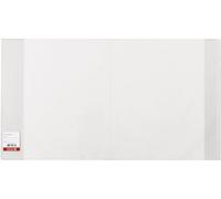 Baier & Schneider Protège-livres - Couverture de livre - Rouge - Textile - 54,5 x 24 cm
