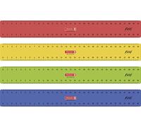 Baier & Schneider Règle le Bureau, l'école, Flexilineal 30 cm, 4 Couleurs Assorties, 1 Pièce
