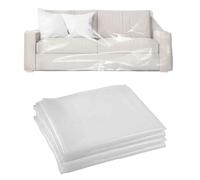 BAIFULAI Lot de 2 housses de meubles imperméables et transparentes - 2 x 3 m - En plastique - Pour canapé, canapé, déménagement, rangement et rénovation