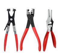 BAIFULAI Lot de 3 pinces à colliers de serrage - Pince à écarter - Pince à collier droit pour séparer les conduites d'huile - Pince à collier de serrage à ressort avec tige droite pour l'entretien