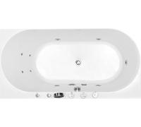 Baignoire à hydromassage acrylique Indoor Baignoire Home Spa blanche