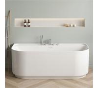 Baignoire acrylique murale EQUINOXE blanche 170cm