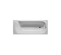 Baignoire acrylique RIHO MIAMI 160x70 cm-Gris-Sans appui-tête-Gris--