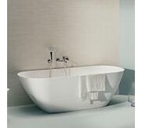 Baignoire autoportante Laufen Lua H2200820000001 170x75cm, Marbond, blanc , blanc
