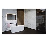RIHO Devotion baignoire en pose libre, en option avec Riho Fall, 180x71x60cm, 245 Betteres, blanc brillant, B095002005, Exécution: avec Riho Fall