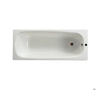 Baignoire avec pieds CONTESA 170x70cm percée un trou en acier blanc - - A235896000