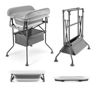 Baignoire avec table à langer Bubbly Grey