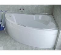 Baignoire d'angle 140x90 droite avec tablier acrylique, bonde & pieds S | Set complet 4en1 baignoire originale acrylique siphon | BADLAND ADA