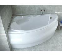 Baignoire d'angle 170x110 gauche avec tablier acrylique, bonde & pieds S | Set complet 4en1 baignoire acrylique originale siphon | BADLAND FINEZJA