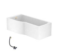 Baignoire bain douche 150 x 80 cm gauche IDEAL STANDARD Connect Air + tablier + vidage Doré