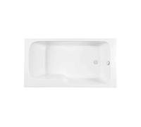 Baignoire bain douche Malice version droite Blanc brillant 160 x 85