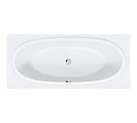 Duravit Baignoire Balcoon 700679030000000 180 x 80 cm encastrée dossier incliné blanc mat