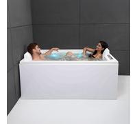Baignoire Balnéo 2 Personnes Cetana Duo Wave 170 X100 X63 Cm, By Spalina