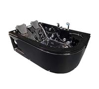 BAIGNOIRE BALNEO Black Havana HAUTE BAIN TOURBILLON MASSANTE 170 x 115 cm SPA