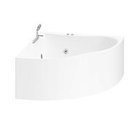 Baignoire balnéo d'angle - 135 x 135 x 57 cm - 263 L - AGYNESS
