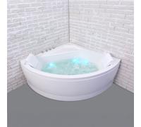 Baignoire Balnéo D'angle Selonia Wave 140 X140 X58 Cm, By Spalina