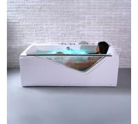 Baignoire Balnéo Rectangulaire Avec Hublot Indra Wave 170 X80 X63 Cm, By Spalina