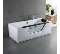 Baignoire Balnéo Rectangulaire Avec Hublot Tahiti Jets 170 X78 X60 Cm, By Spalina
