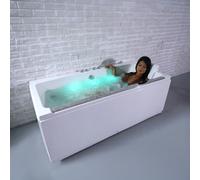 Baignoire Balnéo Rectangulaire Maya Wave 170 X80 X63 Cm, By Spalina