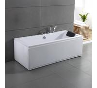 Baignoire Balnéo Rectangulaire Sikinos Jets 170 X78 X60 Cm, By Spalina