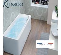 Baignoire balnéo SAMBA MAT 170x70 cm tête à gauche SENSATION AIR POOL - KINEDO BSLI170MGSAP1