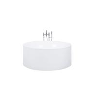 Baignoire blanche IBIZA - BELIANI - Autoportante - 480 litres - Acrylique sanitaire