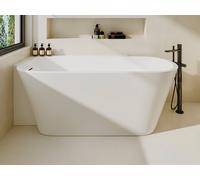 Baignoire d'angle - 160 x 78 x 58 cm - Acrylique - Blanche - Angle gauche - 225 L - RIVASO