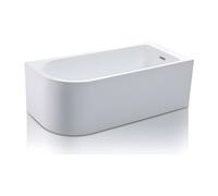 Baignoire d'angle - 170 x 75 x 58 cm - Blanche - Angle droit - 240 L - ANIKA